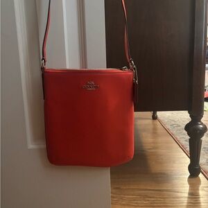 Coach Vibrant Red Shoulder Bag